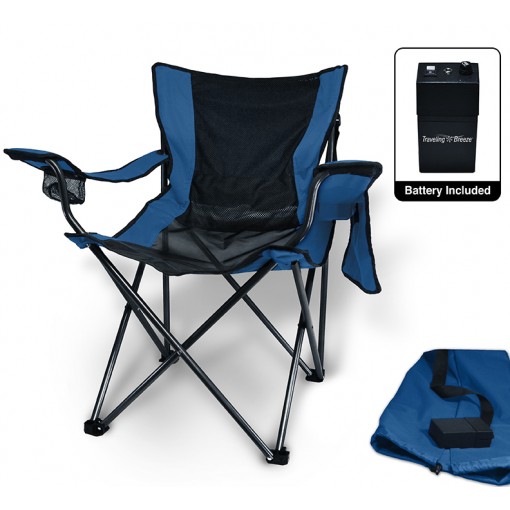 Traveling Breeze Fan-Cooled Camping Chair Is the Future in Outdoor Relaxation