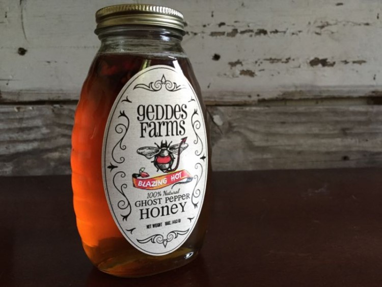 Geddes Farms Ghost Pepper Honey/Images by David Goodspeed