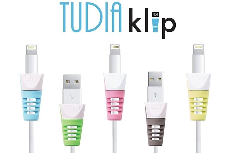 The Tudia Klip Will Stop Your Charging Cable from Fraying