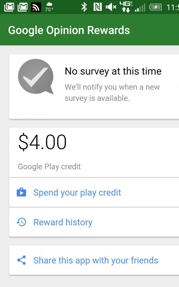 Google Opinion Rewards Lets You Get Paid for Allowing Google to Track You