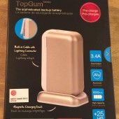 The Just Mobile TopGum Backup Battery and AluCable Duo for Smart Charging on the Go!
