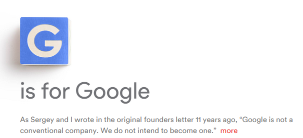 Google Restructures, Reinvents and Renames Themselves