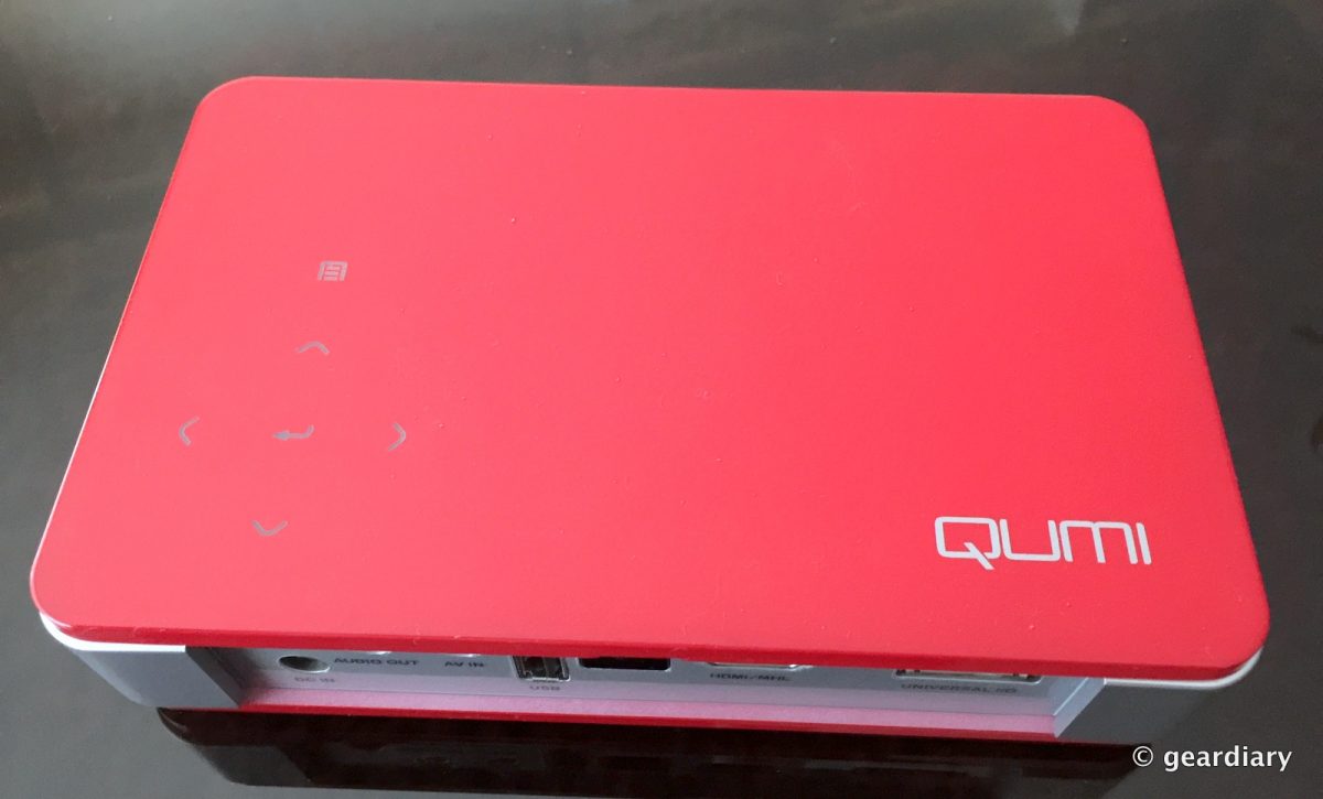 Vivitek Qumi Q5 HD Pocket Projector Red