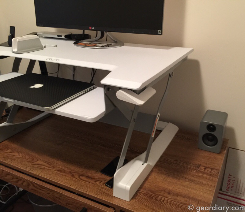 I Love My New Ergotron WorkFit-T Sit-Stand Desktop Workstation