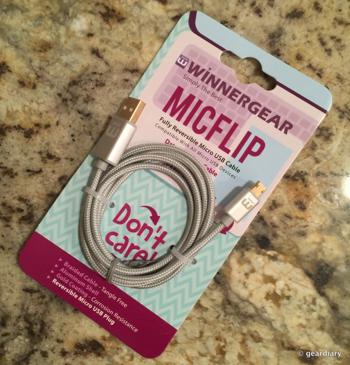 The MicFlip Reversible USB Cable by Winnergear is Pricey, But Appreciated!