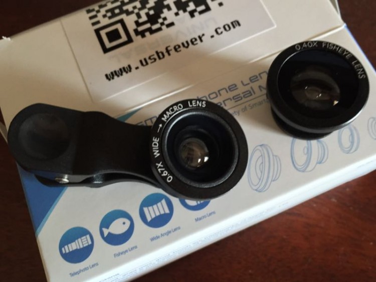 USBFever Clip-On Lenses Enhance Your Mobile Photography Quickly and Easily