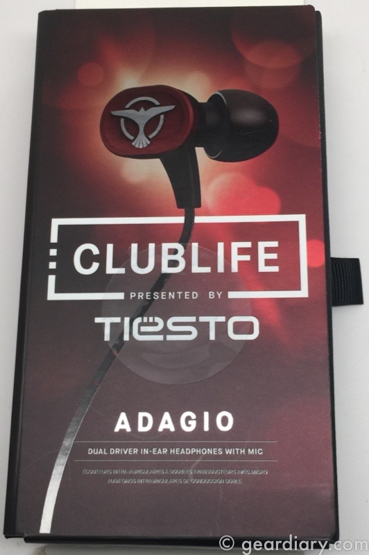 Clublife Adagio Dual Driver In-Ear Headphones with Mic from Tiesto and Audibly