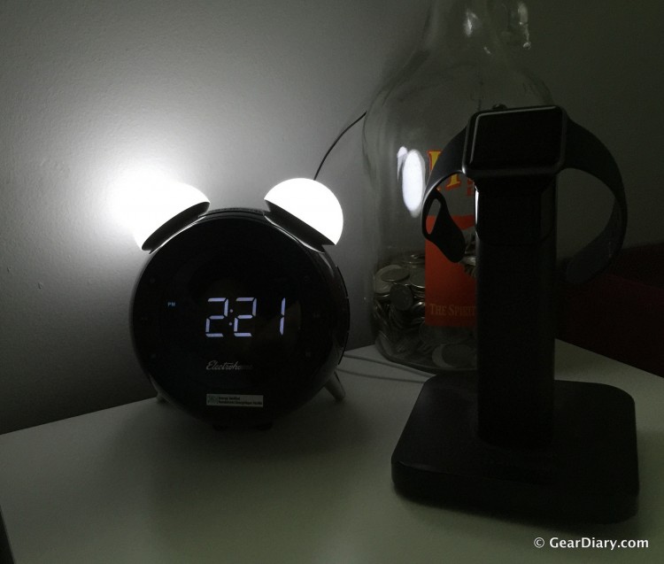 The Electrohome Retro Alarm Clock Radio Shines on My Night Table