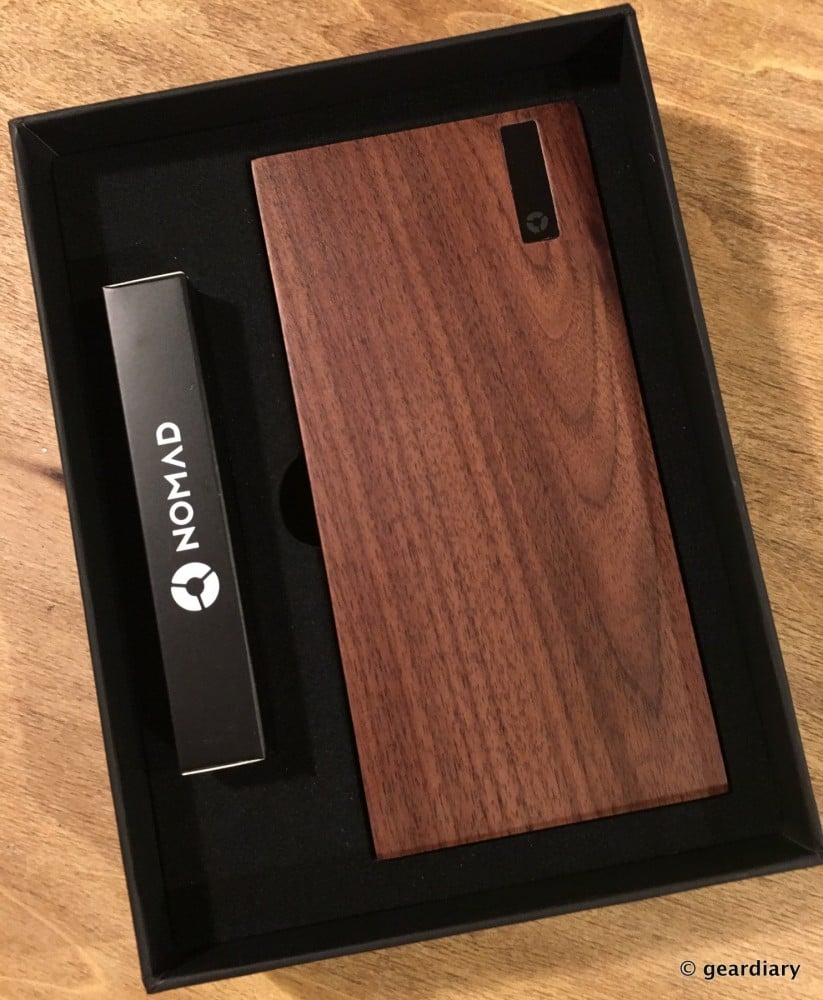 The Nomad PowerPlant American Walnut 12,000mAh Battery Is a Natural Beauty
