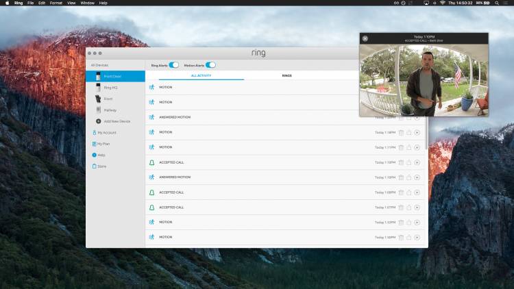 Monitor Your Home with the Ring Video Doorbell App for Mac 6 Monitor Your Home with the Ring Video Doorbell App for Mac
