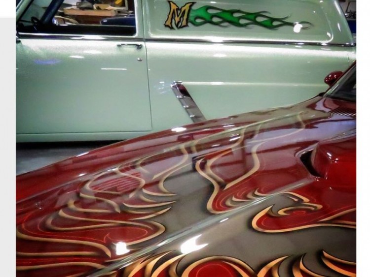 Some of the custom detail paint work by Joe Martin/Image by David Goodspeed