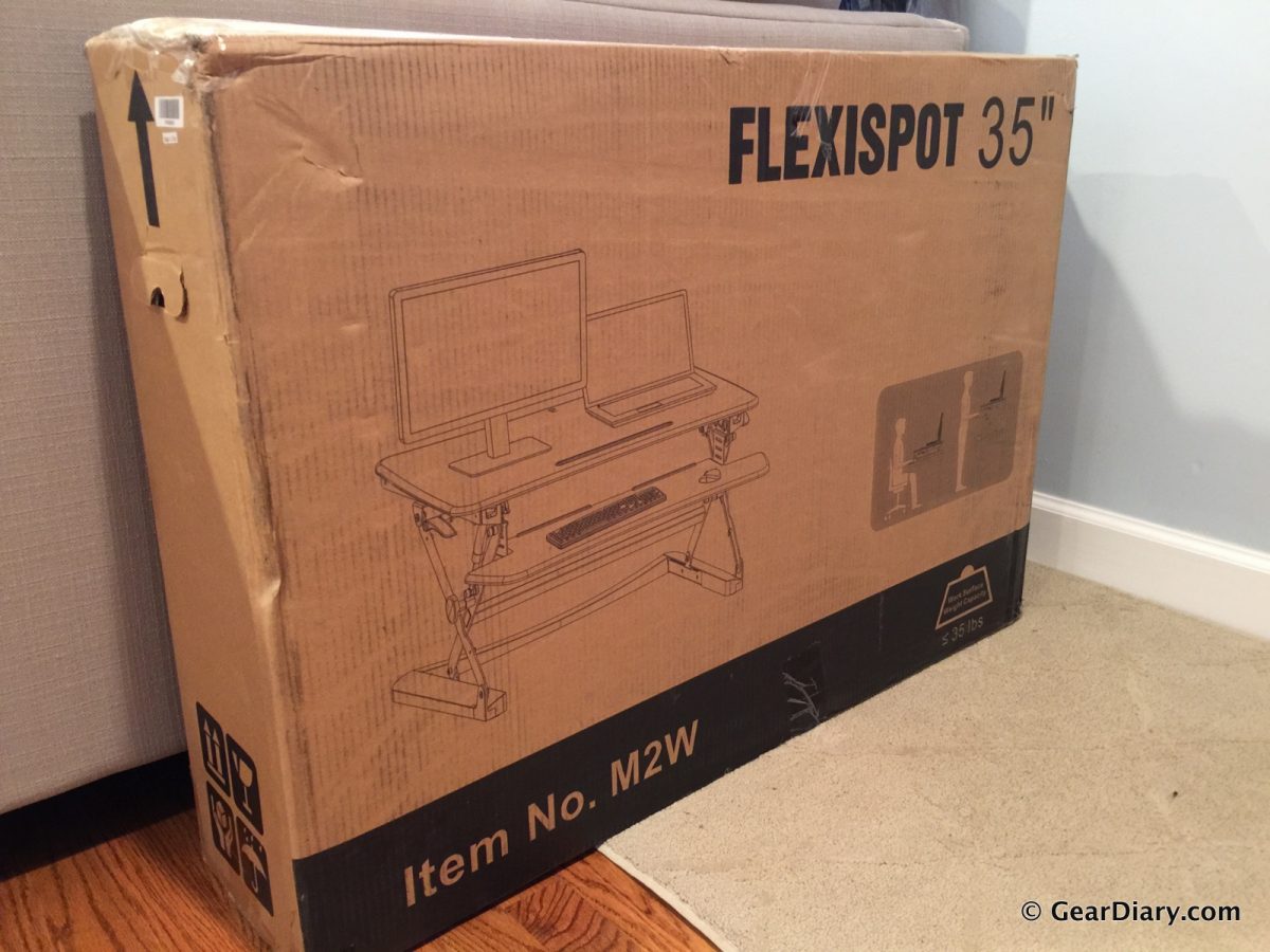 Assembling the FlexiSpot Sit-Stand Desktop Workstation