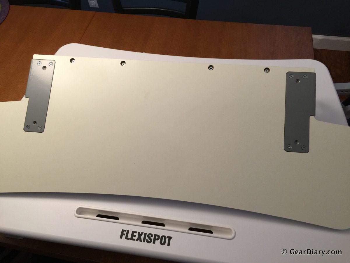 Assembling the FlexiSpot Sit-Stand Desktop Workstation