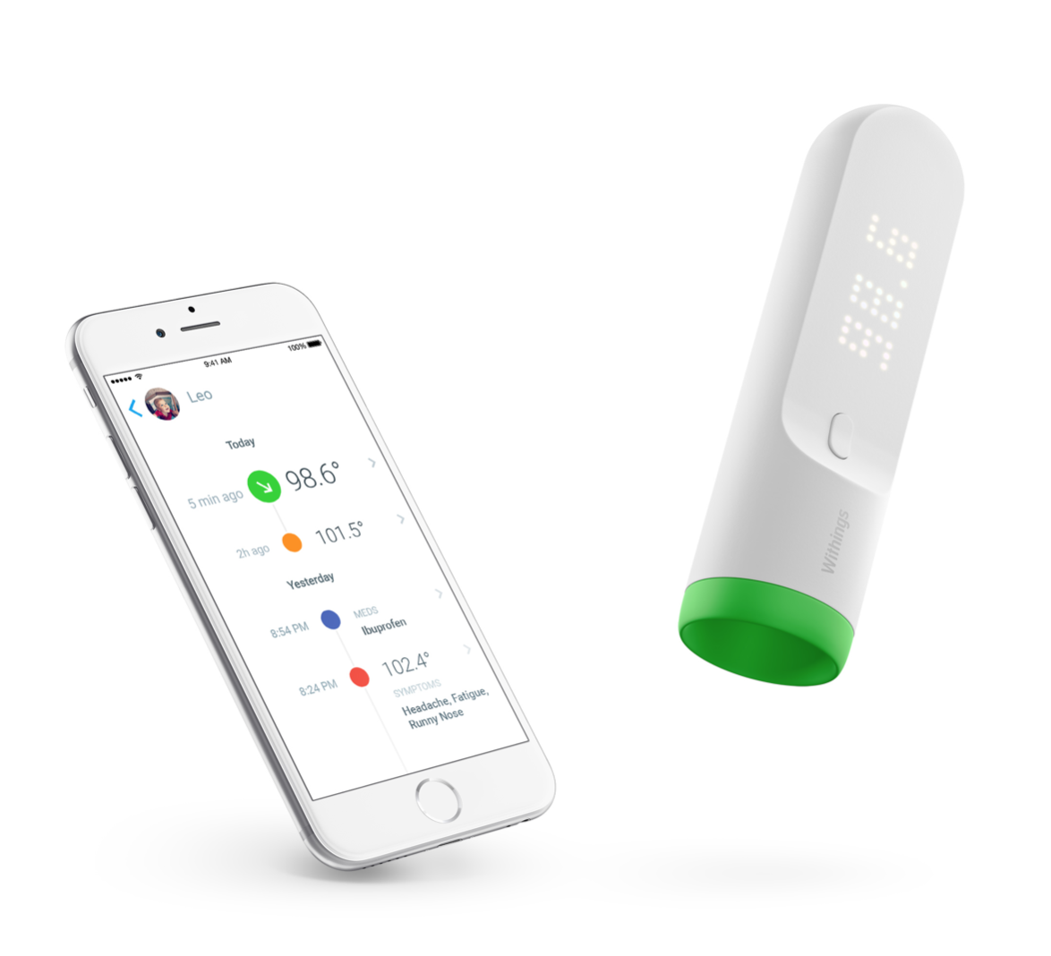 The Withings Thermo: A Fast, Non-Invasive, and Accurate Temporal Thermometer