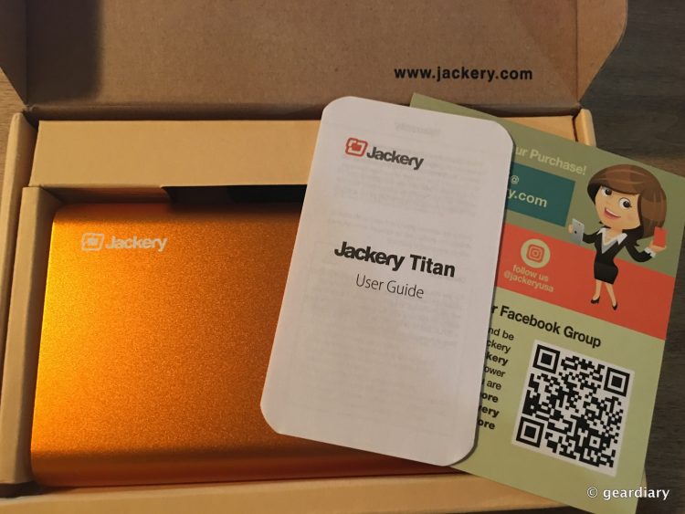The Jackery Titan 20,100mAh Portable Battery Review