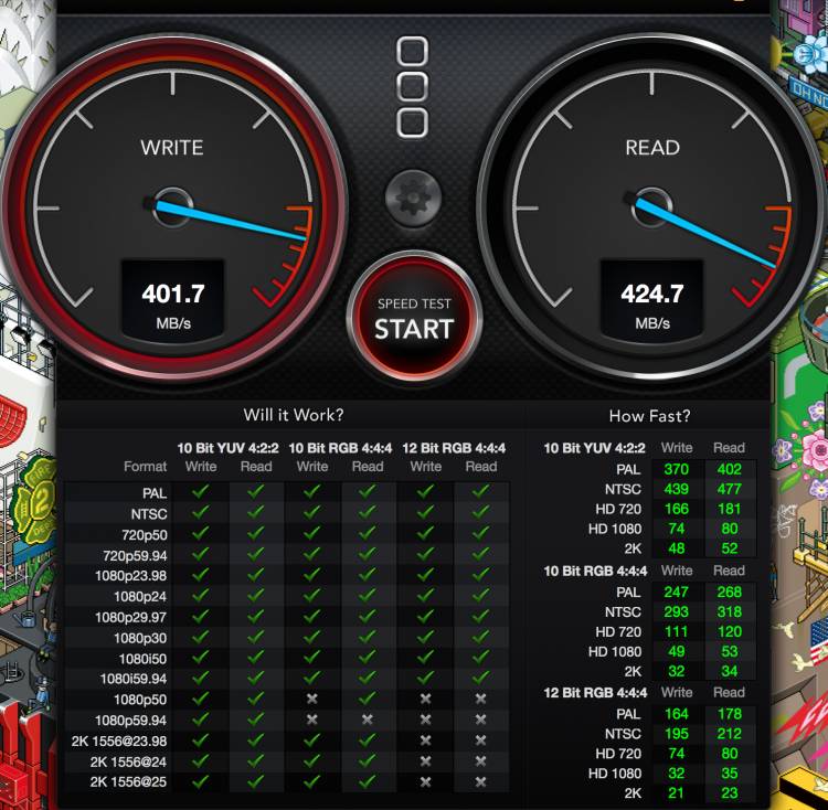 Extreme 500 480GB Portable SSD speed test
