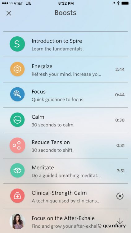 Spire Activity and Mindfulness Tracker: De-Stress and Remember to BREATHE