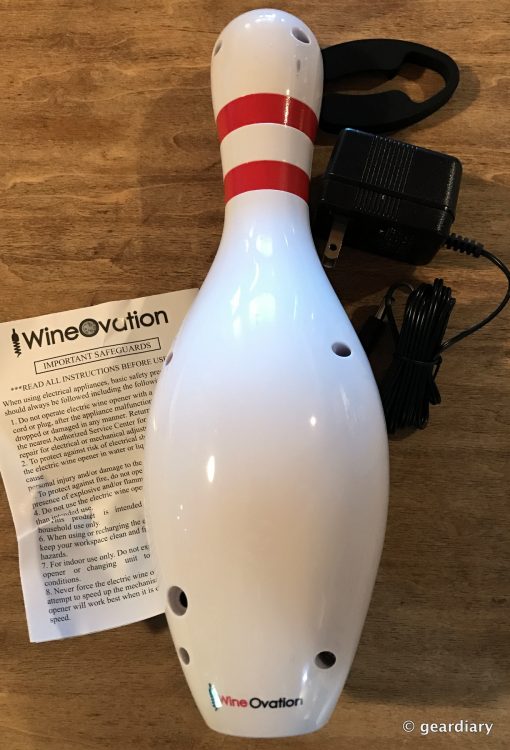 WineOvation's Bowling Pin: A Fun and Useful Powered Wine Bottle Opener