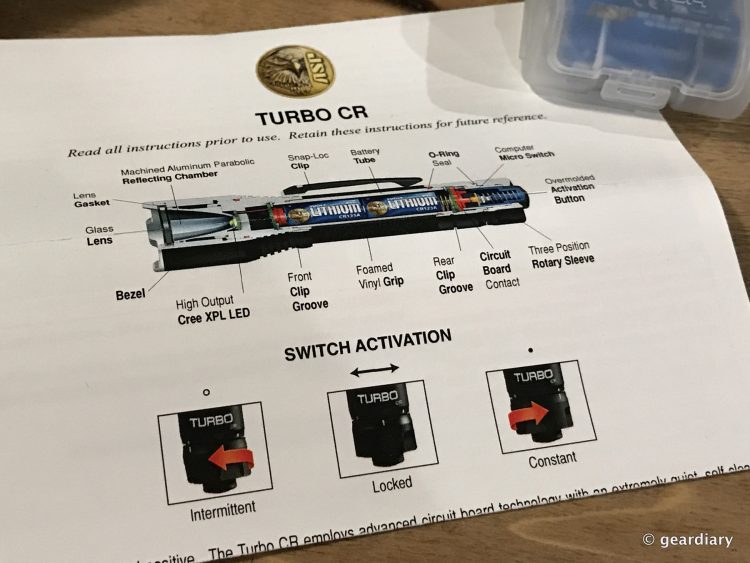 ASP Turbo CR 920 Lumens LED Flashlight Review