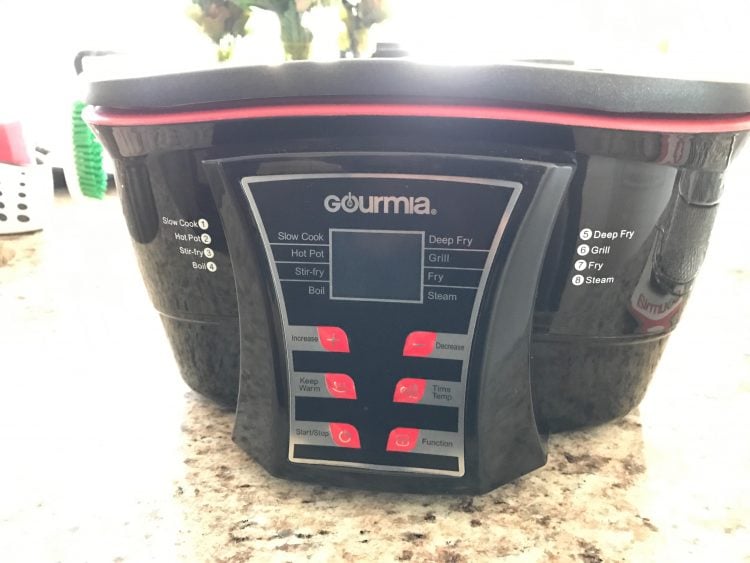 Gourmia Multi-Function Cooker Eliminates Kitchen Clutter