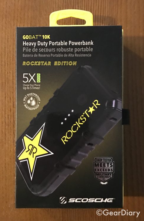 Scosche Rockstar GoBat 10K Portable Battery Is an Active Lifestyle's Backup Power Source