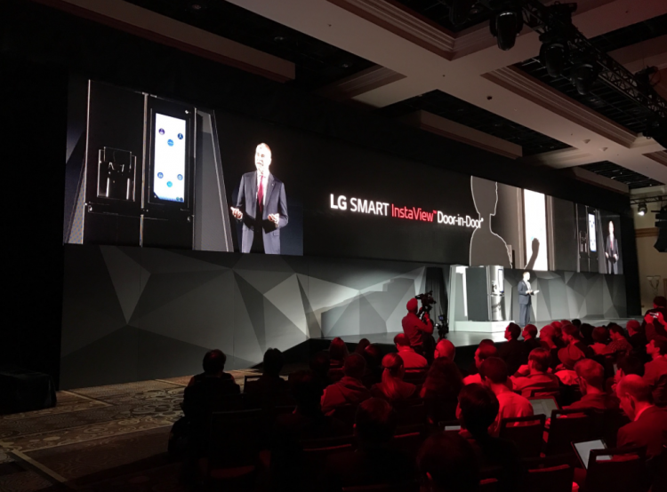With the LG Smart InstaView Refrigerator the Smarter Future Has Arrived