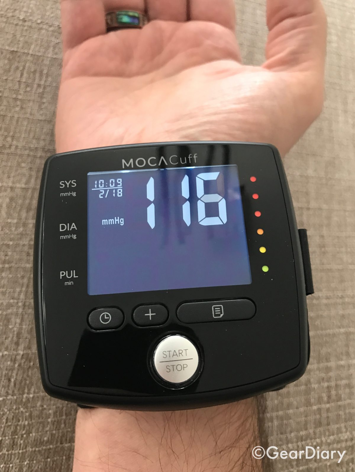 MOCAcuff - Wrist Blood Pressure Monitor ( Free Shipping )