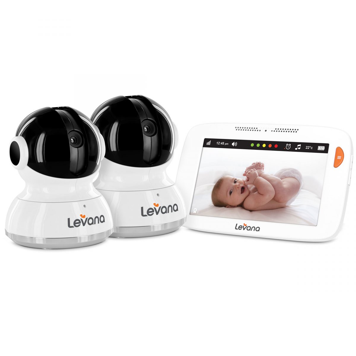 thumbnail image 2 of Levana Ella Video Baby Monitor - 5" 720P Screen, PTZ Camera, 4 Day Battery, No WiFi Required 2 of 13