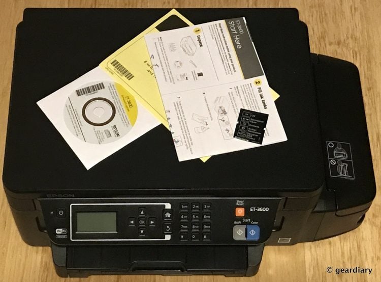 Epson Expression ET-3600 EcoTank All-in-One Supertank Printer Review