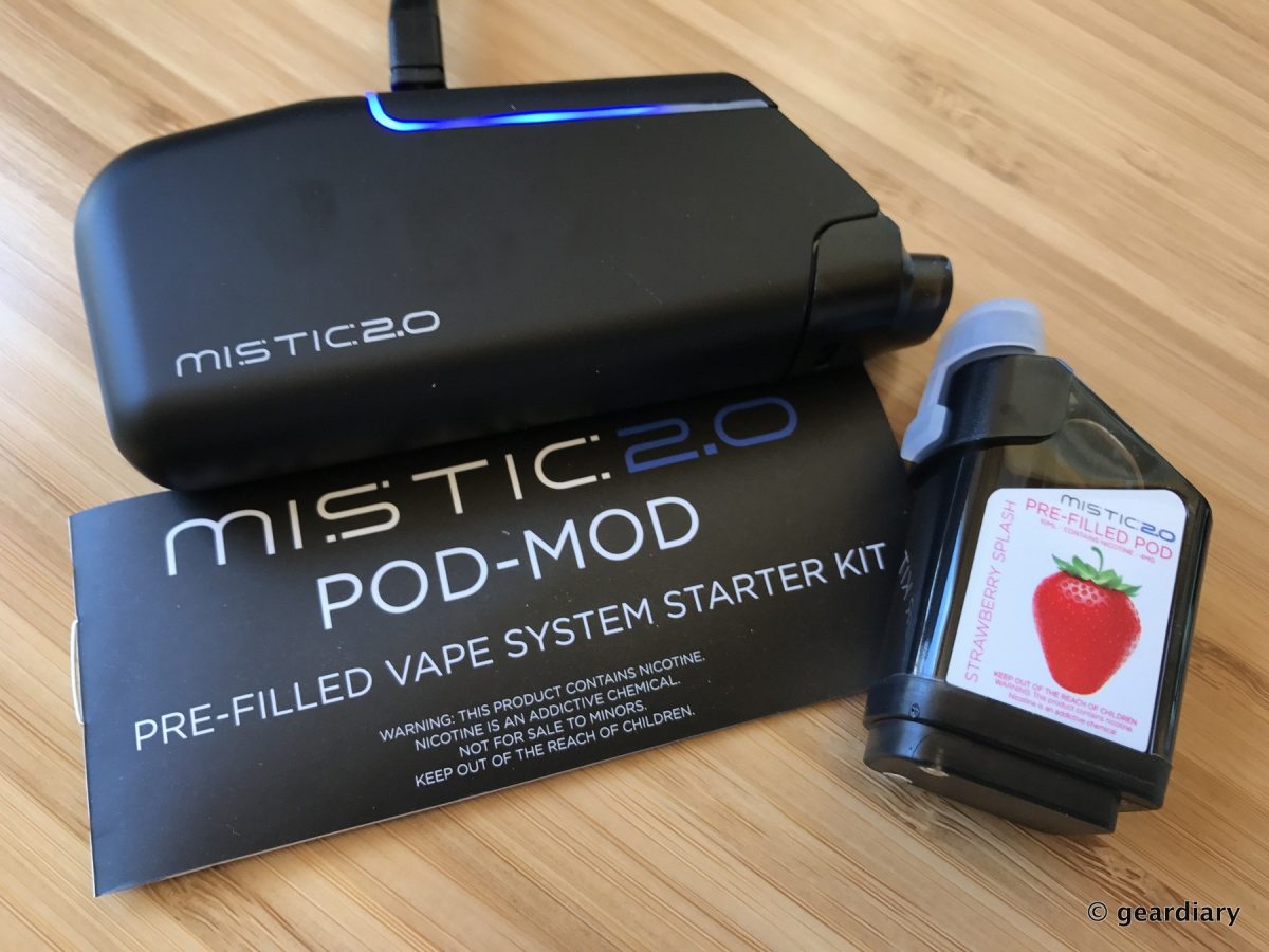 Mistic 2.0 POD-MOD Pre-filled Vape System Starter Kit Review | Gear Diary