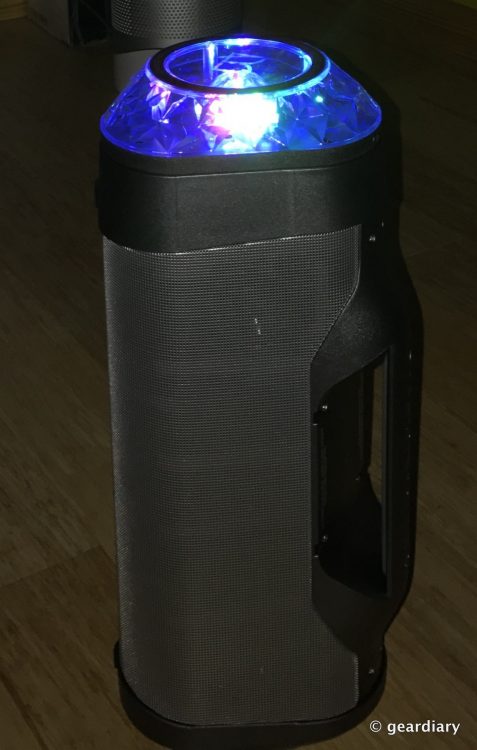 Monster Superstar Ravebox Portable Speaker: Outdoor Sound with a Musical Light Show