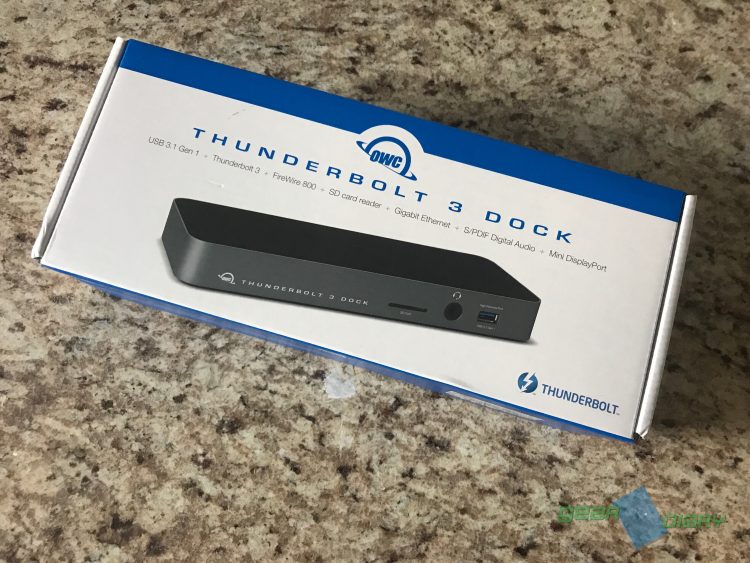 owc thunderbolt 3 dock not charging macbook pro