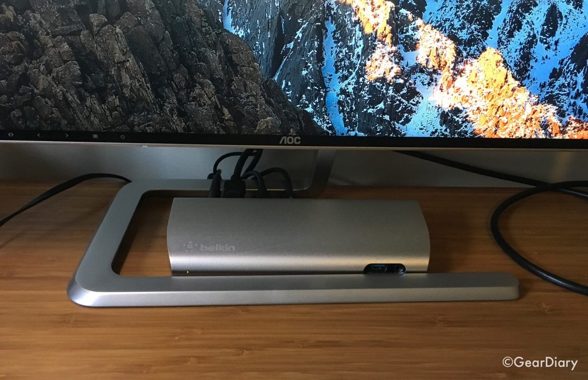 The Belkin Thunderbolt 3 Express Dock Hd With Cable Is Key To