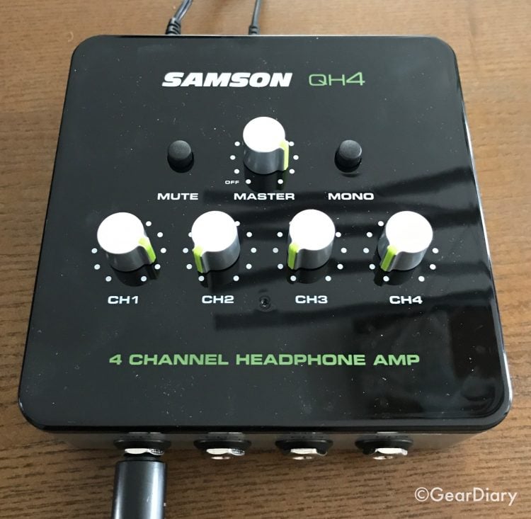 Samson QH4 4-Channel Headphone Amplifier Review