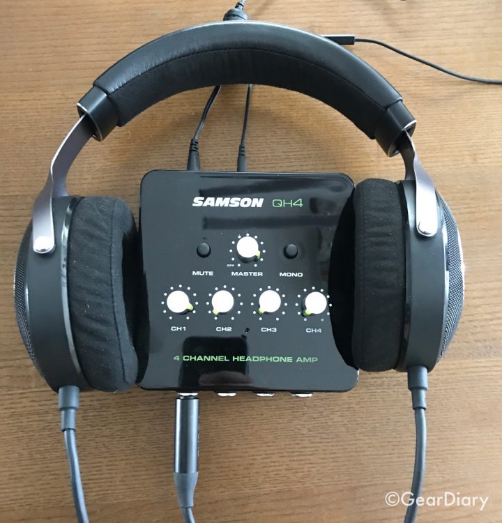 Samson QH4 4-Channel Headphone Amplifier Review
