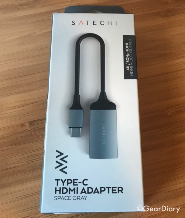 Get 4K Joy Thanks to the Satechi Aluminum Type-C to HDMI Adapter