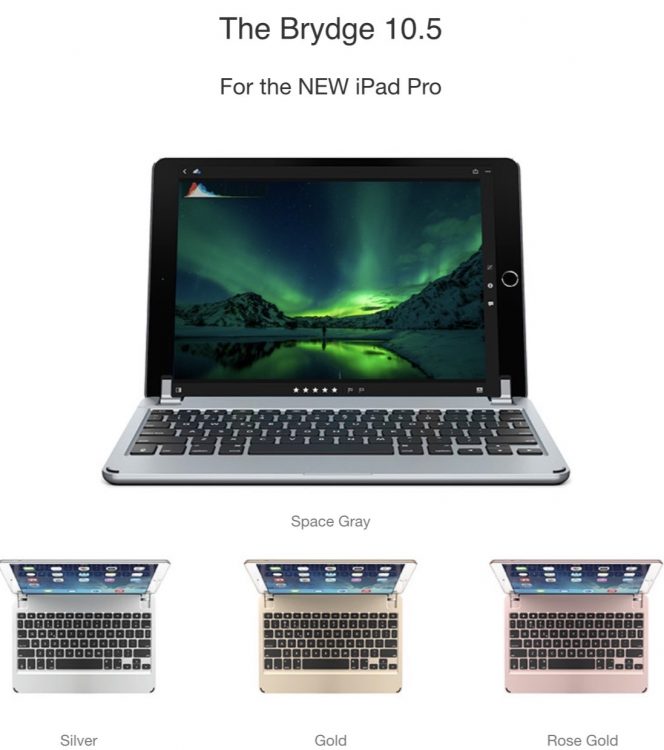 Pre-Order the Brydge Keyboard for the 10.5” iPad Pro and Save