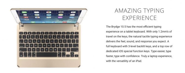 Pre-Order the Brydge Keyboard for the 10.5” iPad Pro and Save