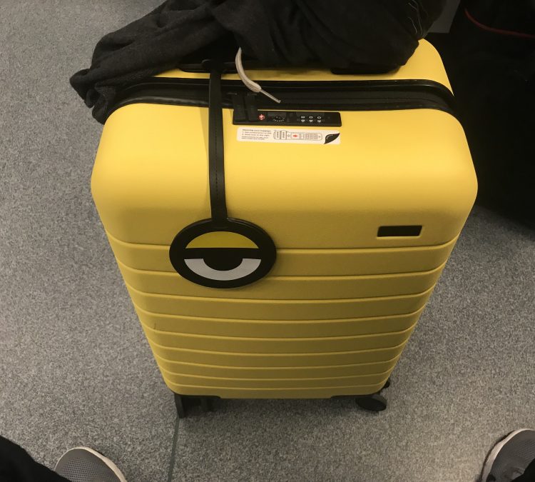 Your Carry-On Luggage Will Stand Out with Away’s New Minion Yellow Suitcase
