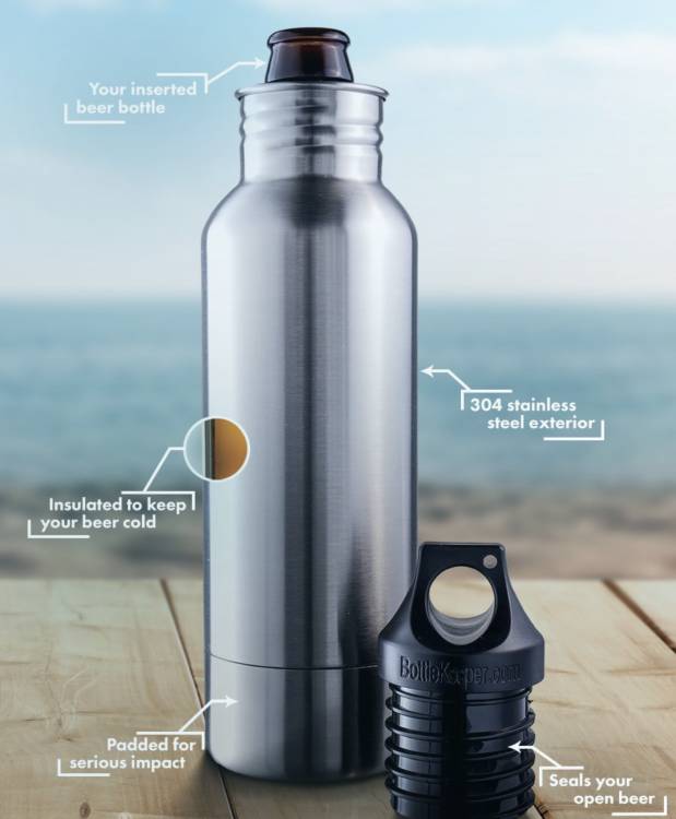 BottleKeeper Keeps Your Beer Fresh and Cold