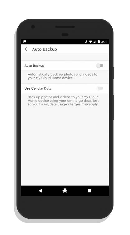 Auto Backup of Photos in My Cloud for Android