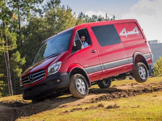 Mercedes-Benz Sprinter Van Beats Reindeer and a Sleigh Any Day