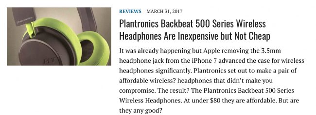 Plantronics BackBeat FIT 500 Headphones Quick Look