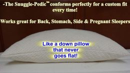 Snuggle-Pedic Will Cuddle Your Head to a Good Night's Sleep!