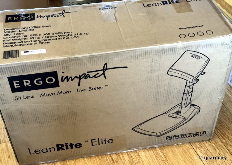 Ergo Impact LeanRite Elite Is the Standing Desk Chair Everyone Needs