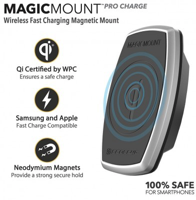 Scosche MagicMount Pro Charge Is Qi-riffic