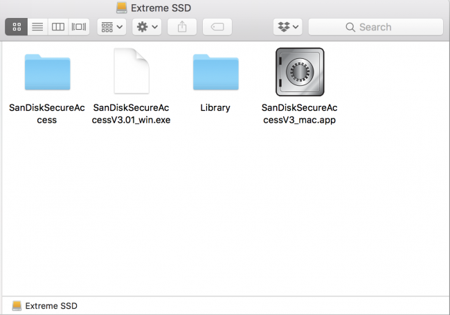 sandisk secure access mac