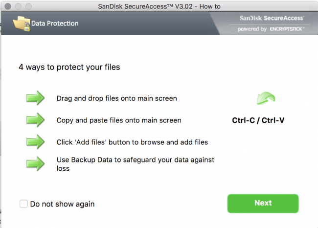sandisk secure access v3