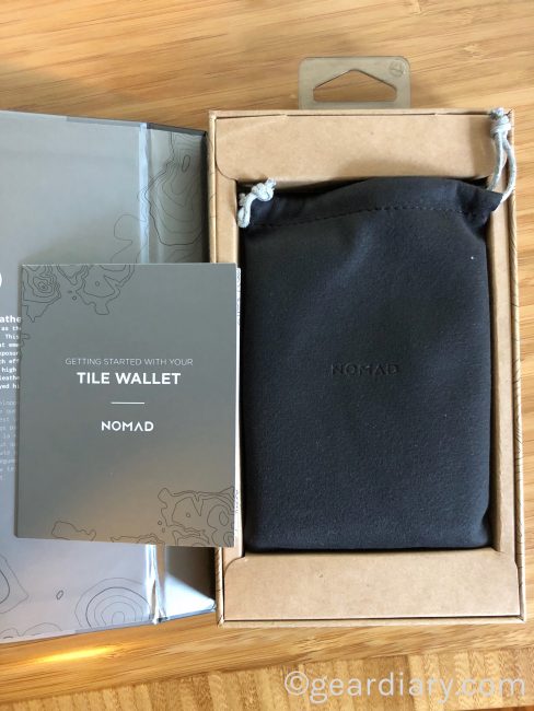 Nomad Slim Wallet with Tile Tracking Keeps Your Stuff, Won't Get Lost