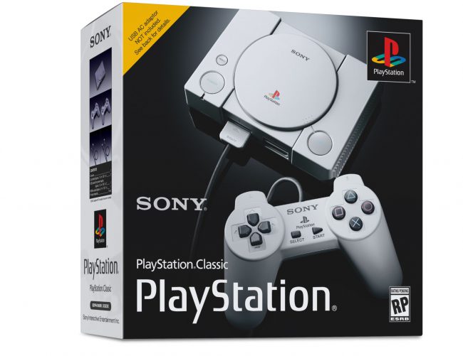 Sony Boards the Nostalgia Train with the Playstation Classic, Coming in December!